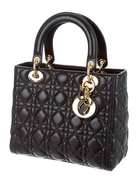 lady dior bag leather type